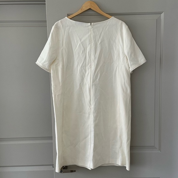 LOFT White Fringe Shift Dress size 18 - Picture 3 of 5
